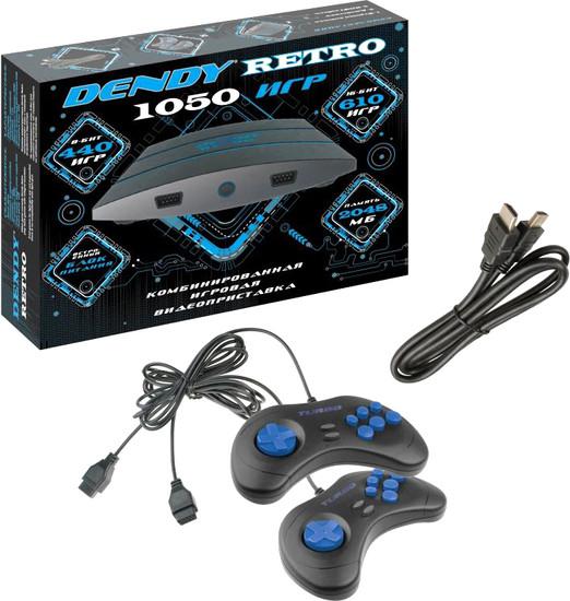 Игровая приставка Dendy Retro (1050 игр) - фото