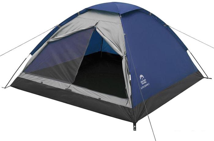 Треккинговая палатка Jungle Camp Lite Dome 3 (синий/серый) - фото