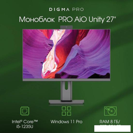 Моноблок Digma Pro AiO Unity DM27P5-8CXW01 - фото