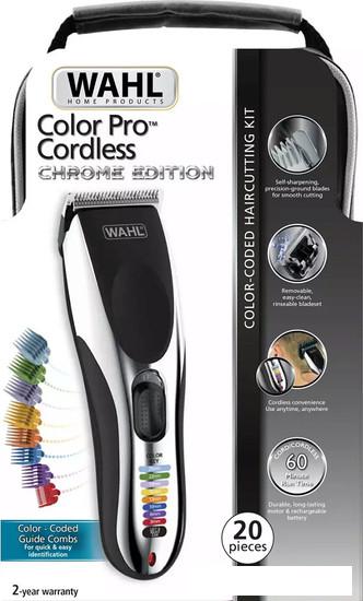 Машинка для стрижки волос Wahl 9649-1416 ColorPro Cordless Chrome Edition - фото