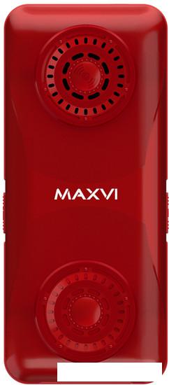 Кнопочный телефон Maxvi P110 (красный) - фото