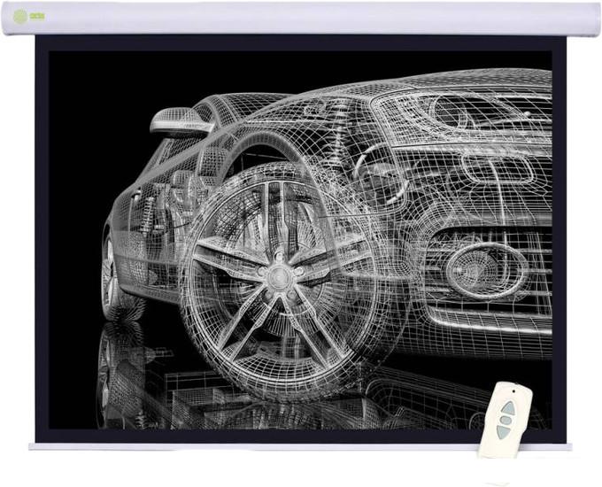 Проекционный экран CACTUS Motoscreen CS-PSM-150x150 - фото