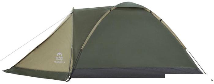 Треккинговая палатка Jungle Camp Toronto 4 (оливковый) - фото
