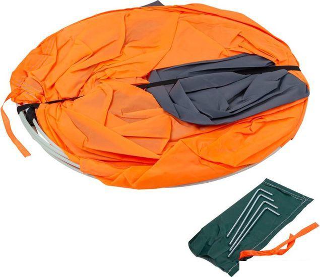 Треккинговая палатка ISMA CL-S10-2P (оранжевый) - фото