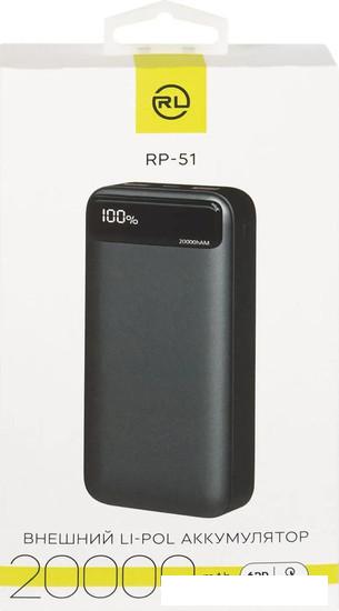 Внешний аккумулятор Red Line RP51 20000mAh (черный) - фото