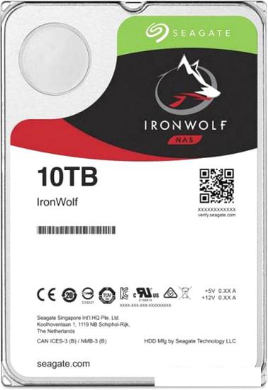 Жесткий диск Seagate IronWolf 10TB ST10000VN000 - фото