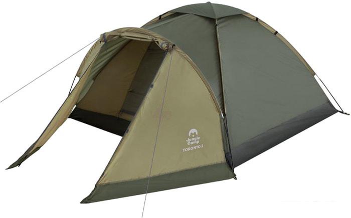 Треккинговая палатка Jungle Camp Toronto 2 (оливковый) - фото