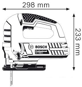 Электролобзик Bosch GST 8000 E Professional - фото