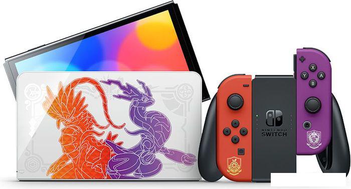 Игровая приставка Nintendo Switch OLED Pokеmon Scarlet and Violet Edition - фото