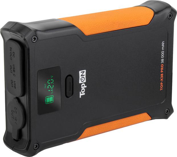Внешний аккумулятор TopON TOP-X38 PRO (черный/оранжевый) - фото