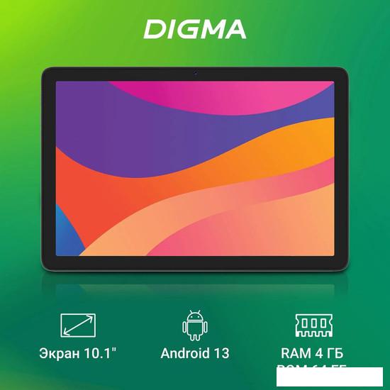 Планшет Digma Optima 1415D 4G (темно-серый) - фото