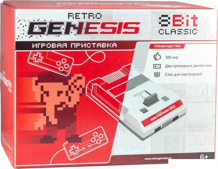 Игровая приставка Retro Genesis 8 Bit Classic (2 геймпада, 300 игр) - фото