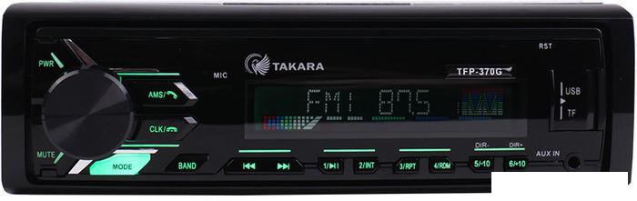 USB-магнитола Takara TFP-370BT Green - фото