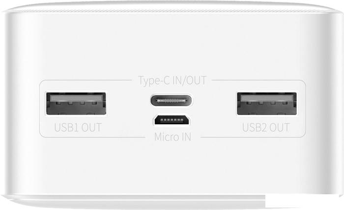 Внешний аккумулятор Baseus Bipow Digital Display PPDML-K02 30000mAh (белый) - фото