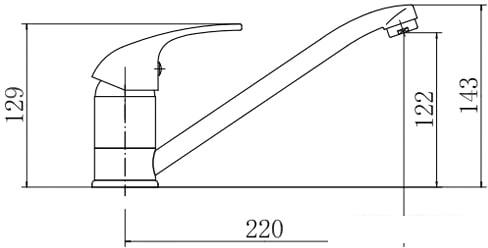 Смеситель Fashun A4203 - фото