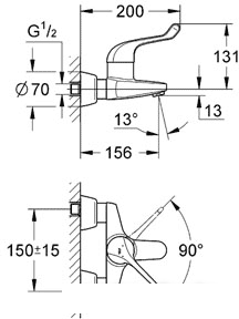 Смеситель Grohe Euroeco Special 32794000 - фото