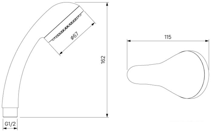 Смеситель Milardo Tring TRISBL2M10 - фото