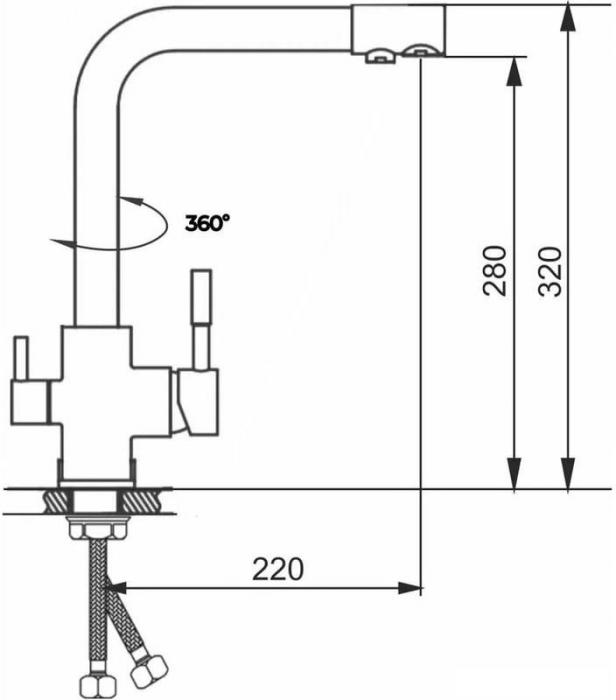 Смеситель Gota Rocio Special 352-210-GOTA - фото