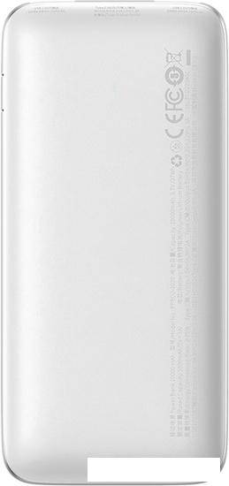 Внешний аккумулятор Baseus Bipow Pro Digital Display Fast Charge 20W 10000mAh (белый) - фото