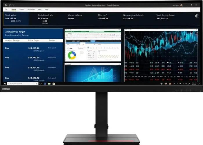 Монитор Lenovo ThinkVision P34w-20 62CCRAT3EU - фото