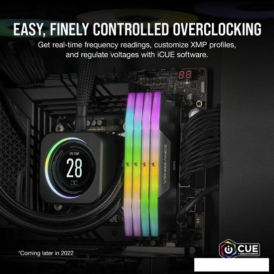 Оперативная память Corsair Vengeance RGB 2x32ГБ DDR5 6000 МГц CMH64GX5M2B6000C40 - фото