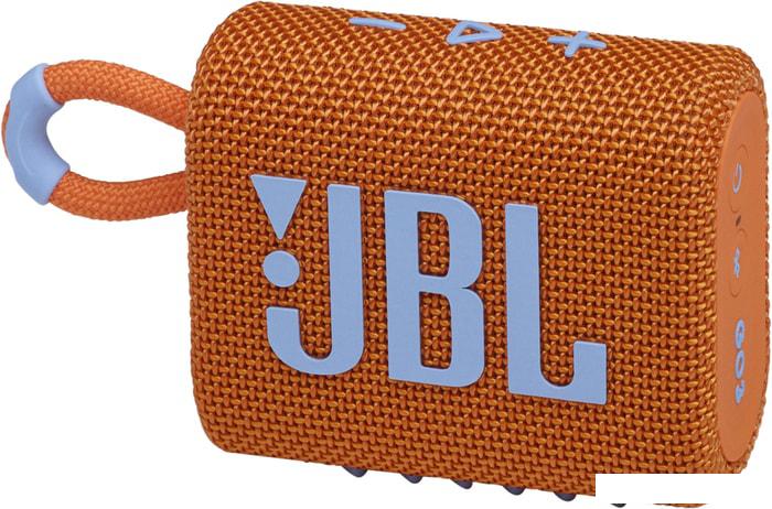Беспроводная колонка JBL Go 3 (оранжевый) - фото