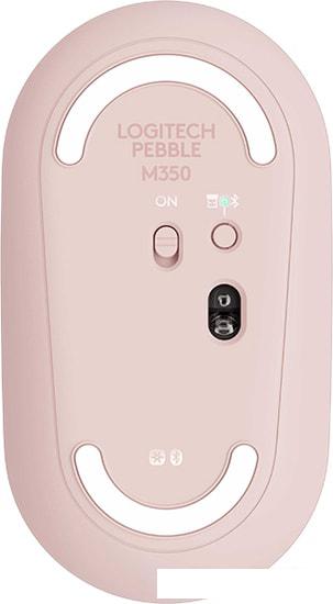 Мышь Logitech M350 Pebble (розовый) - фото