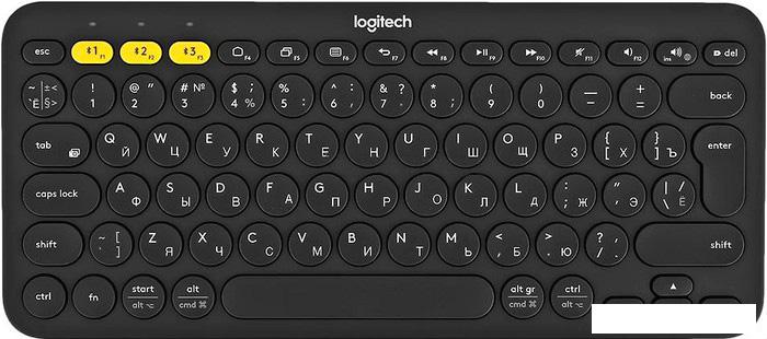 Клавиатура Logitech Multi-Device K380 Dark Grey Bluetooth [920-007584] - фото