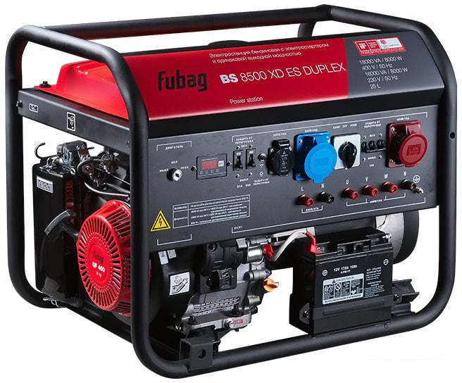 Бензиновый генератор Fubag BS 8500 XD ES Duplex - фото