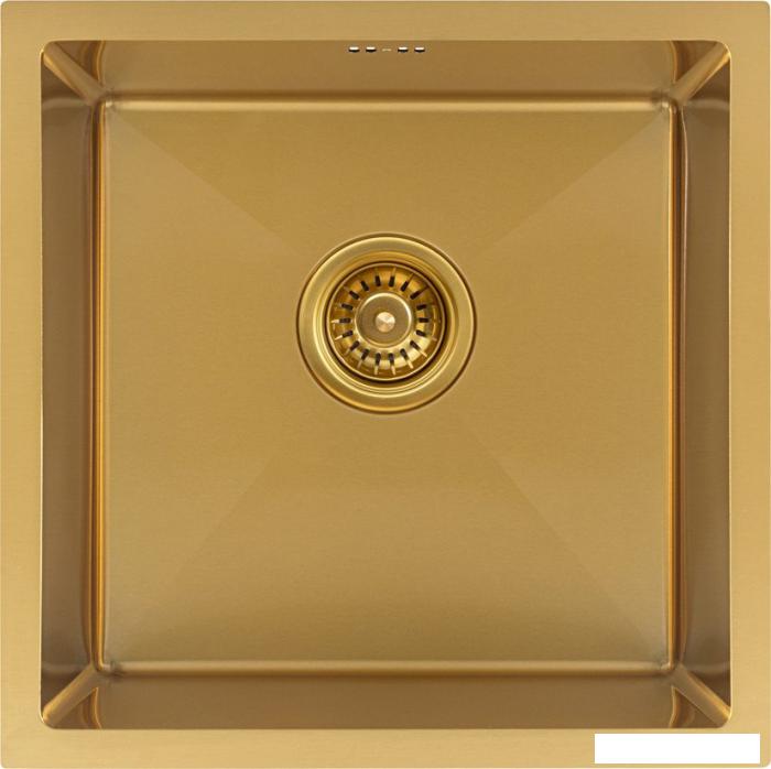 Кухонная мойка ARFEKA ECO AR 450*450 GOLD PVD NANO - фото