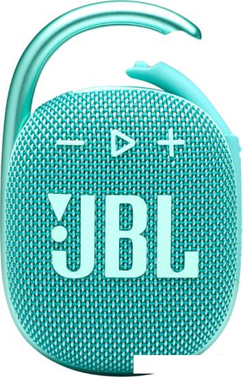 Беспроводная колонка JBL Clip 4 (бирюзовый) - фото