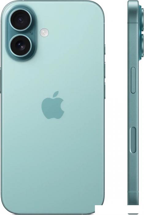 Смартфон Apple iPhone 16 128GB (бирюзовый) - фото