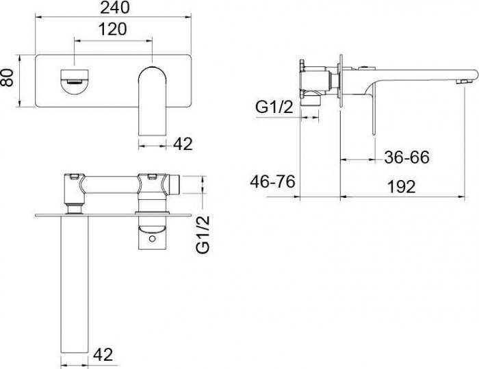 Смеситель Aquatek Лира AQ1413CR - фото