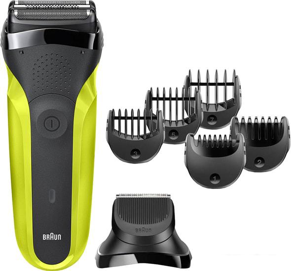 Электробритва Braun Series 3 Shave&Style 300BT (зеленый) - фото