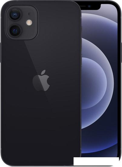 Смартфон Apple iPhone 12 128GB (черный) - фото