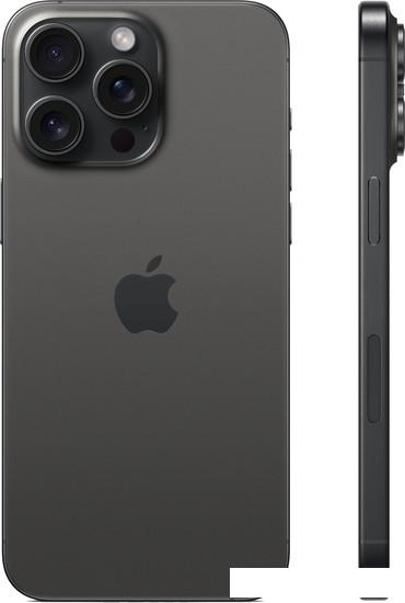 Смартфон Apple iPhone 15 Pro Max 1TB (черный титан) - фото