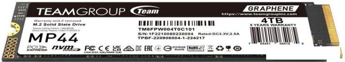 SSD Team MP44 4TB TM8FPW004T0C101 - фото