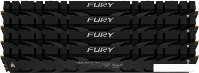 Оперативная память Kingston FURY Renegade 4x8GB DDR4 PC4-25600 KF432C16RBK4/32 - фото