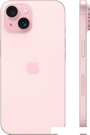 Смартфон Apple iPhone 15 128GB (розовый) - фото