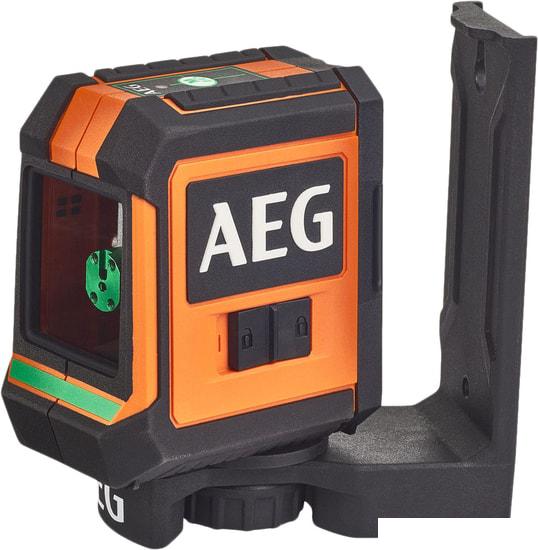 Лазерный нивелир AEG Powertools CLG220-K 4935472254 (с магнитным и потолочным кронштейнами) - фото