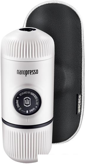 Ручная кофеварка WACACO Nanopresso Chill White + Case - фото