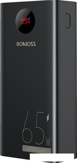 Внешний аккумулятор Romoss PEA40 Pro 40000mAh (черный) - фото