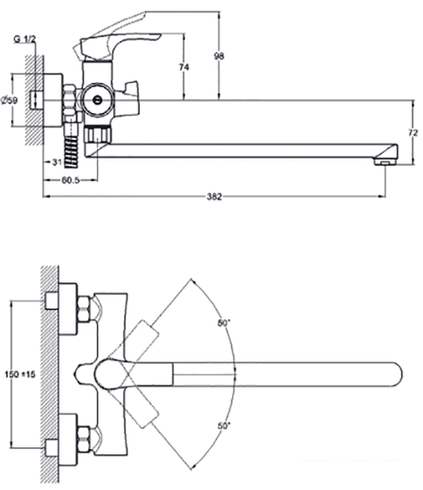 Смеситель Solone FAB7-A020 - фото