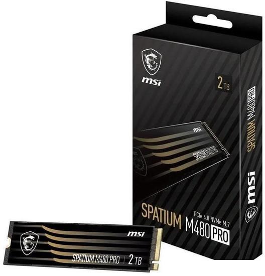 SSD MSI Spatium M480 Pro 2TB S78-440Q600-P83 - фото