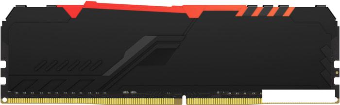 Оперативная память Kingston FURY Beast RGB 8GB DDR4 PC4-29800 KF437C19BBA/8 - фото