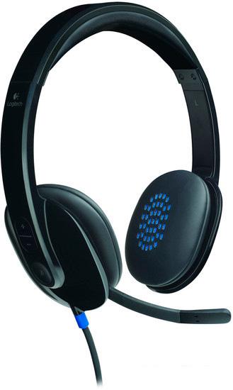 Наушники с микрофоном Logitech USB Headset H540 - фото