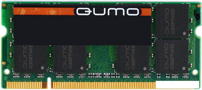 Оперативная память QUMO 2GB DDR2 SO-DIMM PC2-6400 (QUM2S-2G800T6) - фото