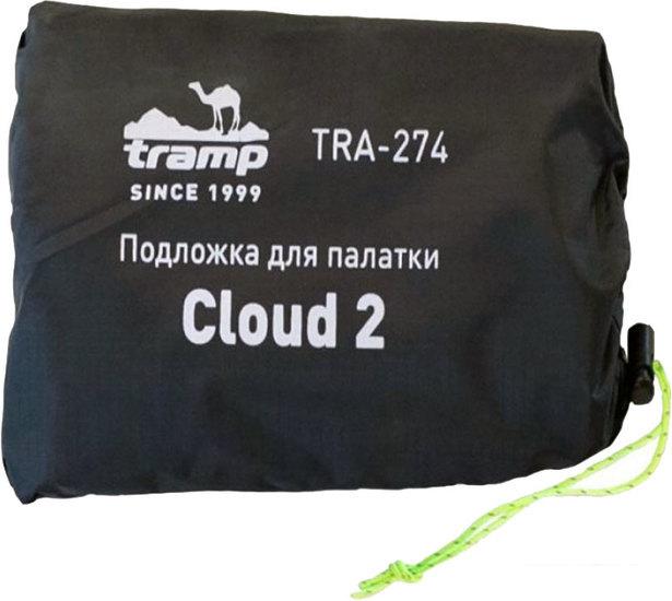 Пол для палатки TRAMP Cloud 2 Si (темно-зеленый) - фото