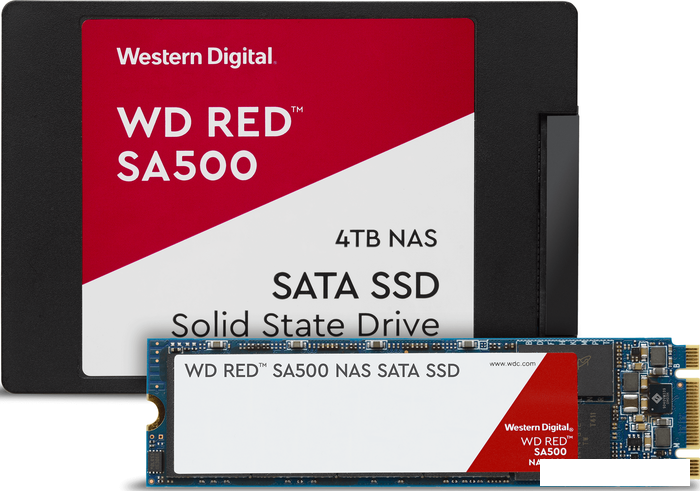 SSD WD Red SA500 NAS 1TB WDS100T1R0B - фото