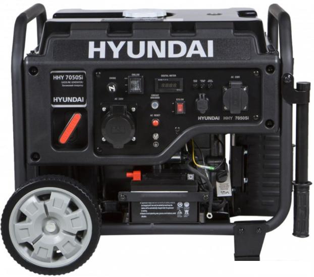 Бензиновый генератор Hyundai HHY 7050Si - фото